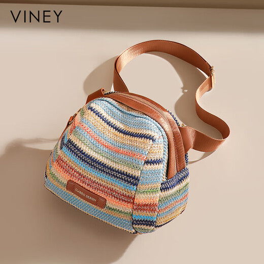 
viney bag women's bag crossbody braided bag commuting breast bag one-shoulder shell bag birthday gift high-end feeling for girlfriend wife