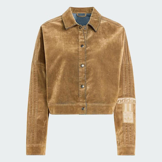 ADIDAS阿迪达斯三叶草女子运动休闲翻领夹克外套JY2393 JY2393 S