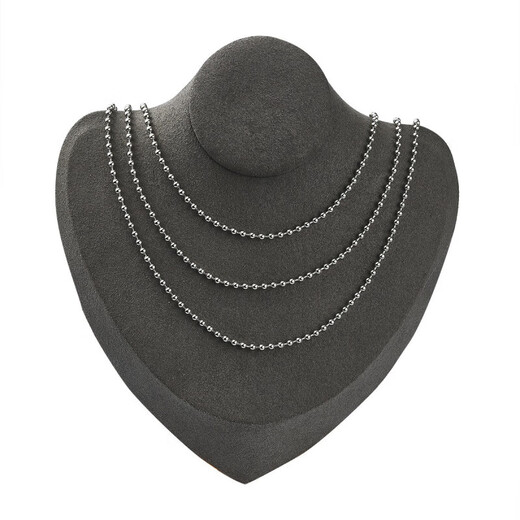 304 stainless steel ball chain 2.4mm bead chain DIY tag necklace bracelet jewelry accessories 10 meters / roll stainless steel color