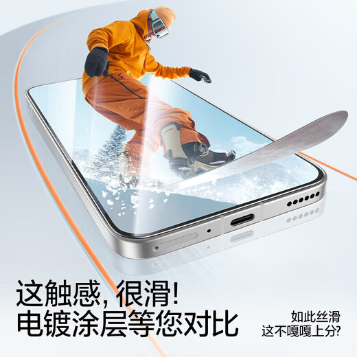 Flash Magic Bare Screen Touch, suitable for OnePlus ACE6 tempered film, OnePlus ACE6 mobile phone film, explosion-proof, high-definition, strong anti-fingerprint glass, anti-scratch, no bubbles, white edge protective film, enhanced version 2 pieces, upgraded anti-fall | instant touch without obstruction, OnePlus ACE6, damage guarantee | big brand guarantee