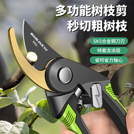 Baolian pruning shears, gardening scissors for cutting branches, special scissors for garden pruning, fruit tree pruning, flower pruning scissors