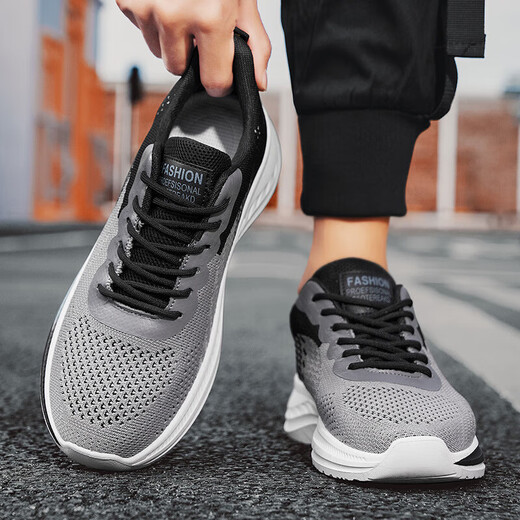 XTep versátil Primavera y verano Nuevo estilo Volteamiento Volteante Color de gradiente Bloqueo de color Bloque de deportes respirables Hombres para hombres con bajo nivel de encaje que mejora el ocio CN-CF9905 Orquídea blanca profunda 39
