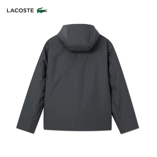 LACOSTE French Crocodile Men's 25 Autumn New Simple Thick Hooded Cotton Jacket | BH2552 050/Dark Gray S 46