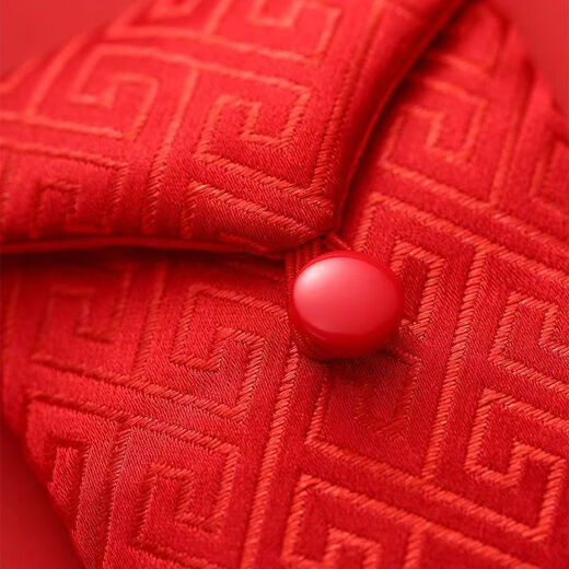 Zhenxi sachet empty blessing bag amulet protective cover brocade bag storage bag red cloth bag storage bag red seam-free button peace blessing bag