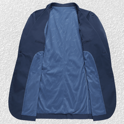 BOSS business casual suit jacket men's 2025 new spring and autumn thin suit top high-end single suit blue 4XL 195 suitable for 180-200Jin Jin equals 0.5 kg