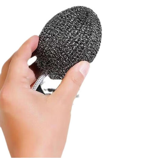 Goose egg steel ball, steel ball does not shed wire, dishwashing brush, pot washing, stainless steel large cleaning ball, 5 packs, exclusive for events