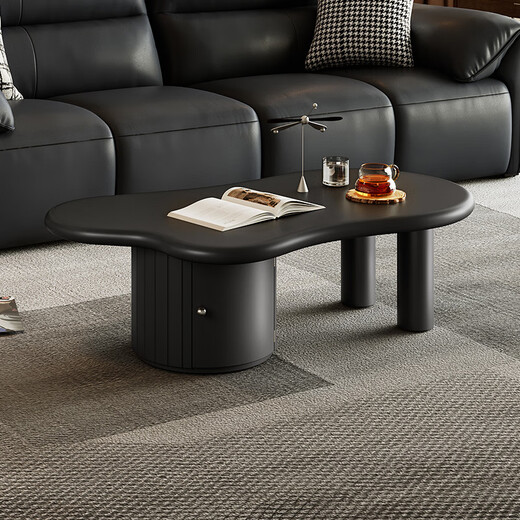 Lin's home cream Fengyunduo coffee table table living room home French style TV cabinet 2025 new small apartment wood industry NU1L