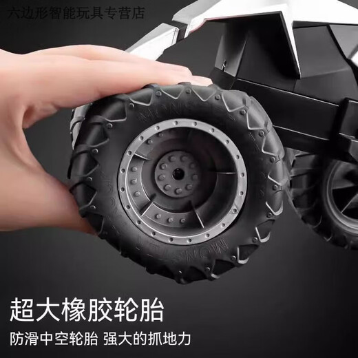 Hongtong children's electric remote control car toy boy oversized Tesla motorcycle model off-road vehicle car toy car off-road motorcycle-Tesla remote control version