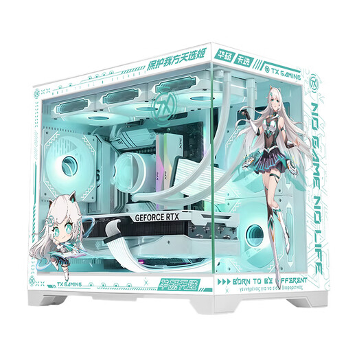 ASUS 24-issue interest-free Tianxuan 5070/5060ti/5060 graphics card 14600KF/245KF Tianxuanji customized chassis game console DIY desktop complete assembly computer i7 14700KF+ASUS RTX5070 Tianxuan family bucket