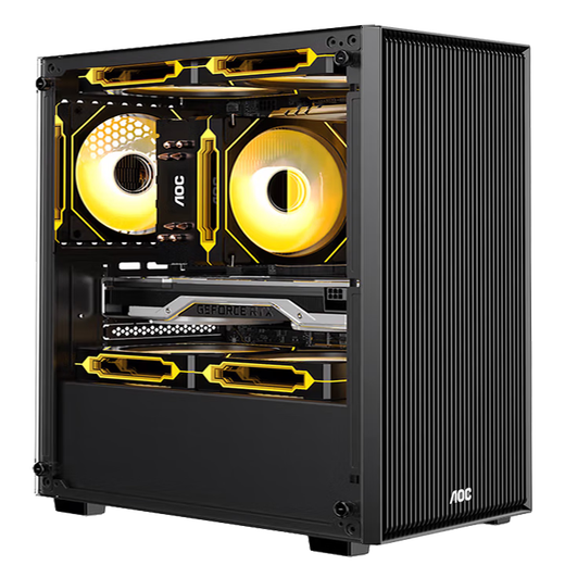 Navigator/AOC i5 13400F liter 14400F/RTX5060/304060 water-cooled game chicken office desktop computer host complete set DIY assembly computer complete set 2 i5 11400F丨16G丨3050 6G