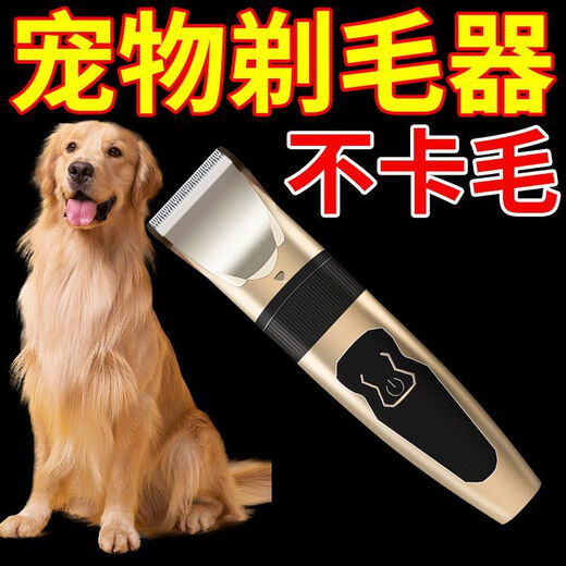 Upgraded electric hair clipper for pets, special shaver for dogs, cat Teddy professional-grade high-power motor shaver, titanium blade + intelligent anti-pinch, upgraded version, silent noise reduction + multi-function adjustment