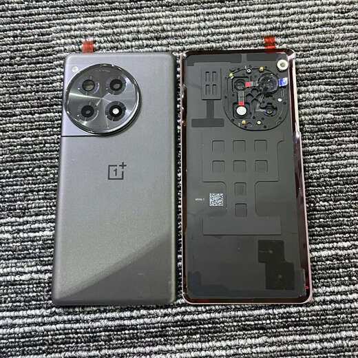 Suitable for Oneplus Ace3 original glass back cover 1+Ace3 original glass battery cover back shell original Oneplus ACE3 original back cover black single piece