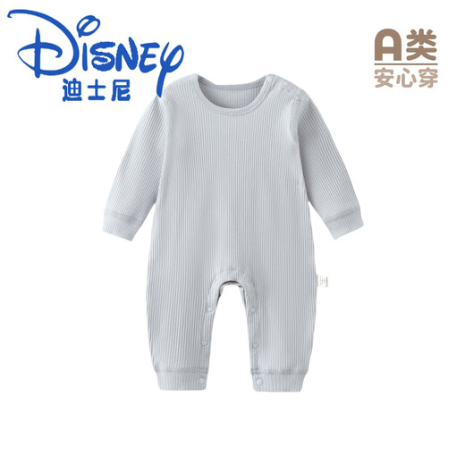 Disney Clawling Comse Solid Color Dolongeede OneSie Baby осень-новорожденная одежда A-типа детская одежда для детской детской детской одежды 7374 Джинджер 59 см
