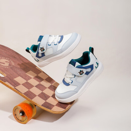 Dr. Jiang toddler shoes, sports shoes, autumn wear-resistant children's sneakers for boys and girls 2B14A3019EM gray/blue 28 size