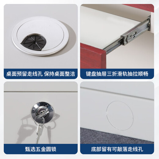 Tengyue Hongguang single-linked monitoring console, double-linked security room monitoring desk workbench, triple-linked monitoring machine room operating console, quadruple-linked dispatching console, command center desk F102 double-linked standard