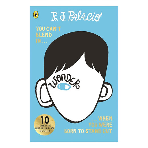 奇迹男孩 Wonder 进口原版 纽约时报畅销书 热门影视小说 [平装]原版青少年青春励志课外小说