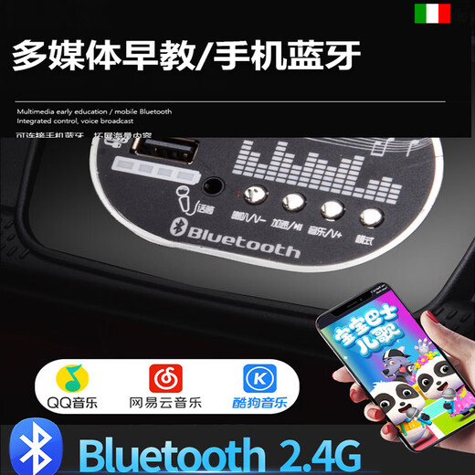 Children's shoes 1.15m extended version Baby electric car four-wheel remote control car can sit on a child's baby toy car Fashion red luxury four-wheel drive + leather seat + soft tires