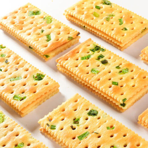 Totaste Toast chive soda biscuits 350g salty soda children's breakfast for pregnant women office casual snack cake points