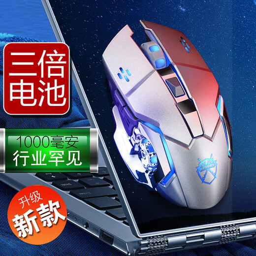 La même souris sans fil de Logitech, Wrangler silencieux, charge mécanique, jeu e-sport, bureau, ordinateur portable, ordinateur de bureau, Bluetooth, double mode, version classique, rose Sakura (bouton silencieux, batterie de grande capacité)