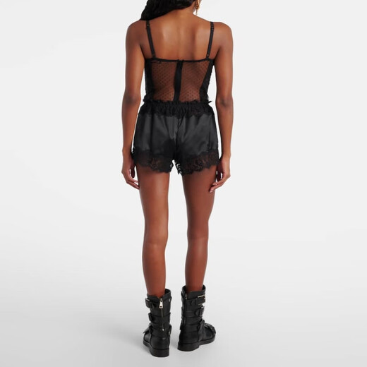 Dolce&Gabbana new autumn/winter women's lace bodysuit P01083688 black XS XS