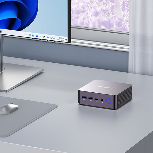 Panlei mini host new product AMD Ryzen 5500U/5700U/5600H/7640HS mini host Game office design high-performance desktop computer host Ryzen R7-7735U/16G D5/1TB