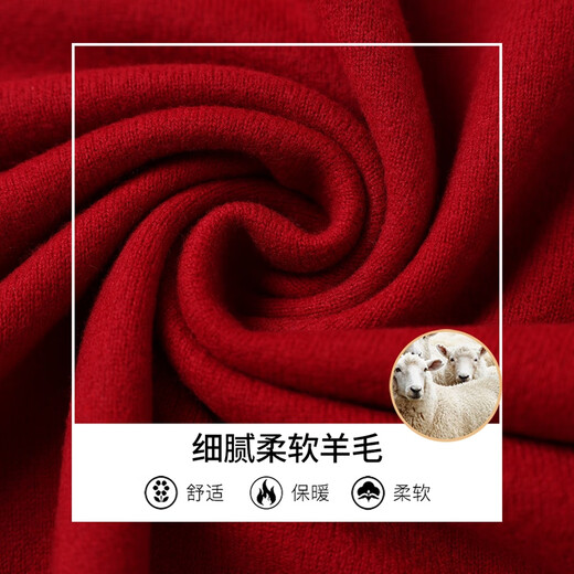 Hengyuanxiang mother's new autumn clothing 100% pure wool sweater women's knitted half-high collar fashionable middle-aged and elderly women's inner layering shirt