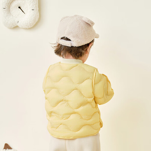 Balabala children's down jacket three-proof clothing light baseball collar jacket boys and girls 2025 new autumn and winter clothing floral cute