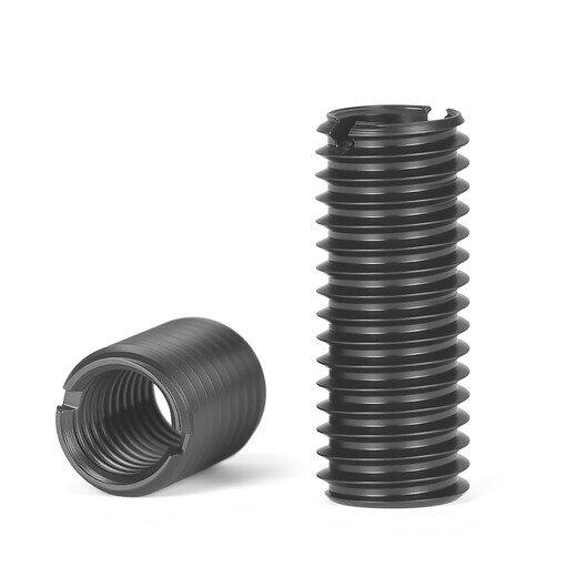 Jinggong (JINGGONG) 45# steel hardened internal and external thread screw sleeves, slotted reducer nut conversion thread thread sleeves, thread sleeves M3-M10 45# steel M8*M10-L20 (2 pieces) with slots