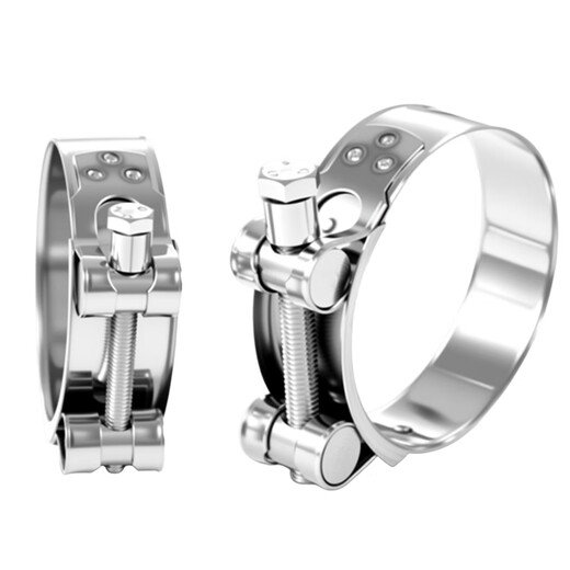 Yonglishang 304 stainless steel strong hose clamp European pipe clamp clamp fixed ring buckle water pipe clamp strong hose clamp 20-22 (2 pieces)