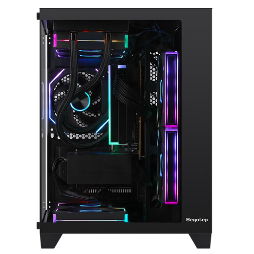Colorful Ruilong 9600X/7500F/5060/5060ti/5070 game console 3A masterpiece live desktop computer productivity AI model rendering DIY assembly machine with one 9600X+RTX5060 black single host
