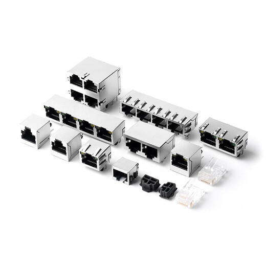 RJ45 network socket network cable 56/58/59 network port interface 8P8C crystal head base female horizontal/vertical illuminated RJ45 socket vertical illuminated rear foot with shielding 1 piece No Specifications