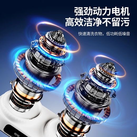 NOCCLILI double cup classified washing mini washing machine underwear underwear socks small laundry cup blue light suppression double cup detachable antibacterial * 2.5L large capacity * waterproof