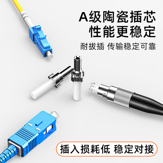 Sai fiber optical fiber splitter 1 to 2 single-mode large square head SC/UPC carrier-grade splitter one-to-two box tapered optical splitter FBT line splitter 1/2