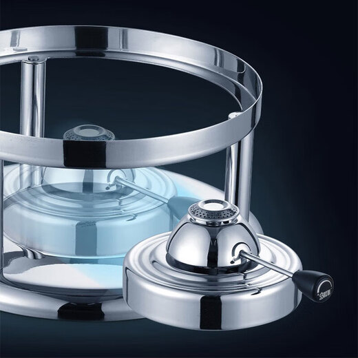 Diston commercial gas stove single-person hot pot special inflatable burner head adjustable fire core small gas stove gas stove core 18cm thick stainless steel material