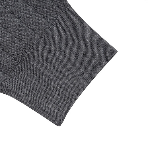 Zhengchen/Zhengchen Henry collar old money style three-dimensional base knitted sweater for men in autumn P-M96391 Gray S 48