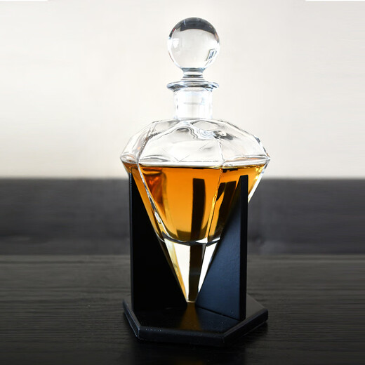 Europäische Kristallglas Weinflasche Whisky Flasche Fremdes Weinflaschen Weinglas mit Deckelkanamter Wein Utensilien Set Weintopf 15868 880ml