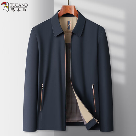 Woodpecker (TUCANO) jacket men's spring and autumn business lapel jacket men's middle-aged fashion casual men's dad wear