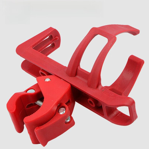 Bicycle water bottle cage conversion seat, adjustable multi-functional water bottle cage converter, bicycle equipment plastic F14003 adjustable quick-release water bottle cage - white