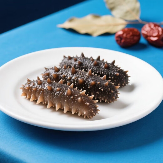 Ready-to-eat sea cucumbers individually packaged fresh seafood gift box fresh Dalian sea cucumber sashimi frozen Liao cucumber high-quality sea cucumber exquisite high-quality gift box 5 Jin Jin equals 0.5 kg (50-75 heads)