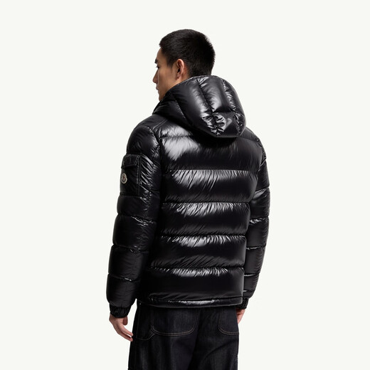 Moncler Moncler Maya Men's Hooded Short Down Jacket - Black L (3)