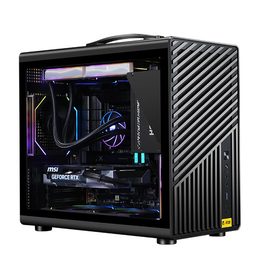 ASUS Family Bucket Ultra5 245KF Host RTX5060Ti/5070Ti Graphics Card ITX Portable Small Host Game Live Broadcast Assembly Computer AI Host Ultra5 245KF Barebone System Host