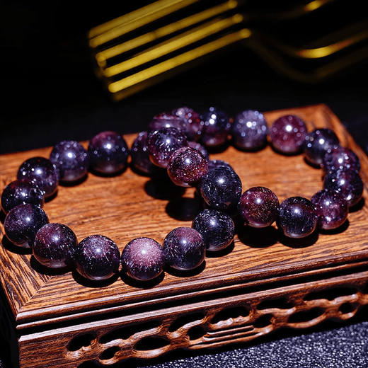 Fat Donglai's same style gold strawberry red rabbit hair tourmaline bracelet Peter stone purple titanium aurora tanzanite titanium crystal super seven crystals Wei Zhenpin Jewelry Live Room Live Room Selection