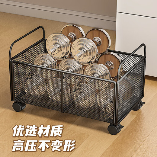 Kunfeng student book box desk storage box organizer bag placement artifact wheeled book basket large capacity iron storage box white mobile upgrade