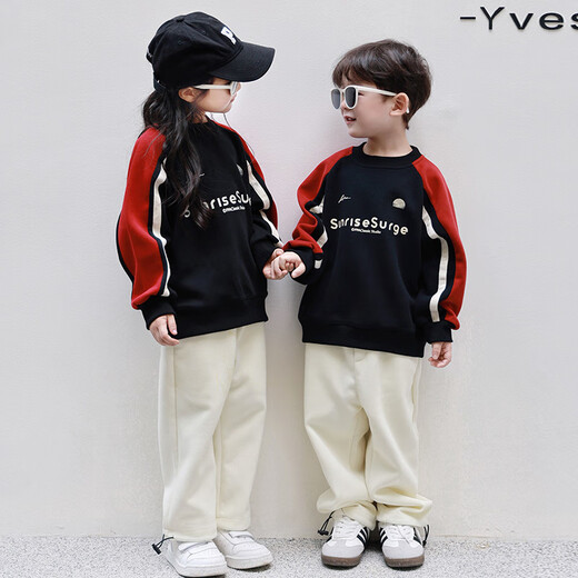 G.duck new autumn clothing parent-child clothing mother-daughter suit family of three sports suit versatile outer wear kindergarten group purchase class uniform top single piece (spring and autumn) 110 children
