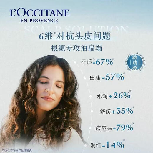 L'Occitane Balancing Shampoo 75ml + Shea Butter Moisturizer 75ml Long-lasting Moisturizing Repair Birthday Gift