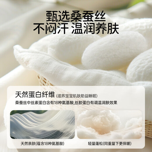 OUYUN baby quilt beanie blanket autumn and winter silk constant temperature double-layer children's kindergarten blanket cute rabbit 120