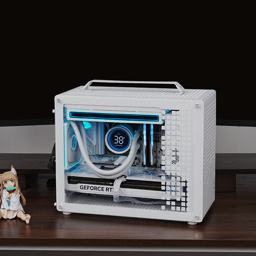 ASUS ROG Kobuki Snow intel Ultra7 265KF/RTX5080/5070TI/5060TI pure white mini ITX desktop assembly computer game console Qiao Sibo Z20 with six丨U7 265KF丨RTX5080