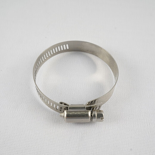 Platinum 304 stainless steel pipe clamp, horse clamp bracket, pipe buckle, hose clamp, water pipe clamp, U-shaped pipe clamp, stainless steel hose clamp 21-38 (pack of 10)