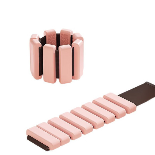 Lion Orixing weight-bearing bracelet fitness invisible equipment leggings sandbag arm wrist binding hand gravity foot ring a pair of weight-bearing bracelets - pink (1.5 pounds)