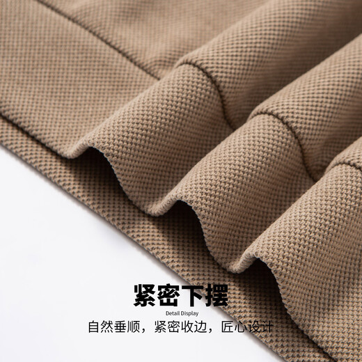 Hodo hoodless stand-up collar high-end sweatshirt for men in spring and autumn half-pull long-sleeved T-shirt business casual bottoming shirt